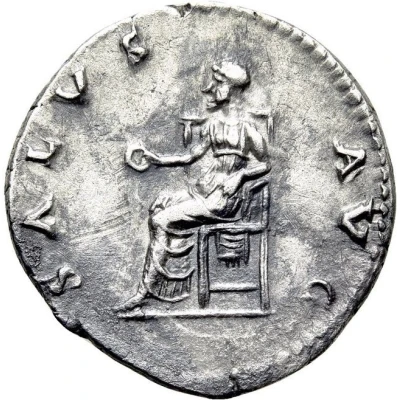 Denarius - Titus SALVS AVG; Salus back