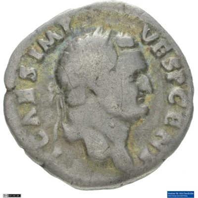Denarius - Titus SALVS AVG; Salus front