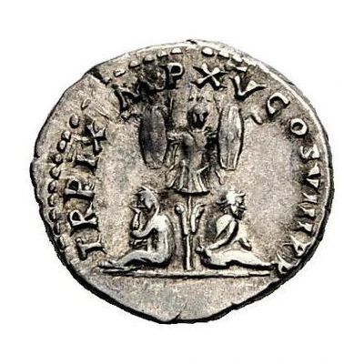 Denarius - Titus TR P IX IMP XV COS VIII P P back