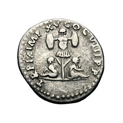 Denarius - Titus TR P IX IMP XV COS VIII P P back