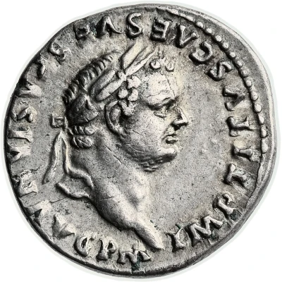 Denarius - Titus TR P IX IMP XV COS VIII P P front