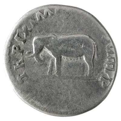 Denarius - Titus TR P IX IMP XV COS VIII P P back