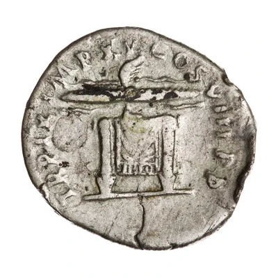 Denarius - Titus TR P IX IMP XV COS VIII P P back