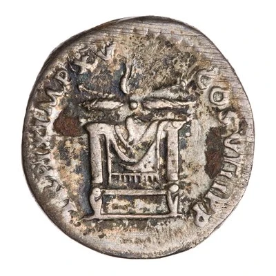 Denarius - Titus TR P IX IMP XV COS VIII P P back