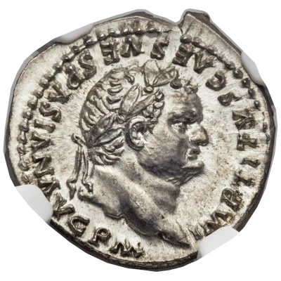 Denarius - Titus TR P VIIII IMP XIIII COS VII P P; Venus front