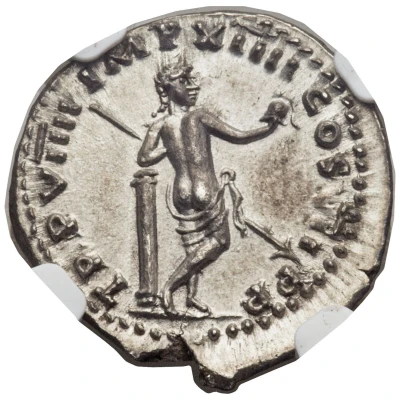 Denarius - Titus TR P VIIII IMP XIIII COS VII P P; Venus back