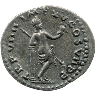 Denarius - Titus TR P VIIII IMP XV COS VII P P; Venus back