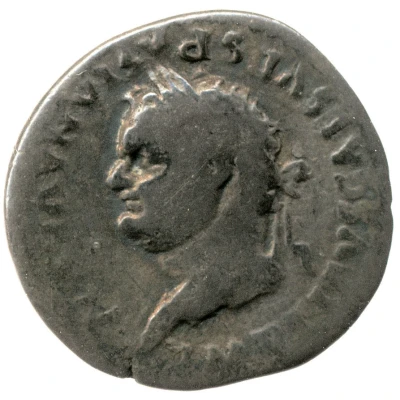 Denarius - Titus TR P VIIII IMP XV COS VII P P front