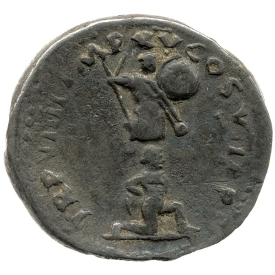 Denarius - Titus TR P VIIII IMP XV COS VII P P back