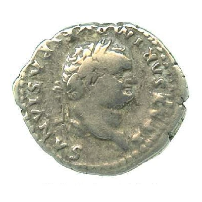Denarius - Titus TR POT VIII COS VII front