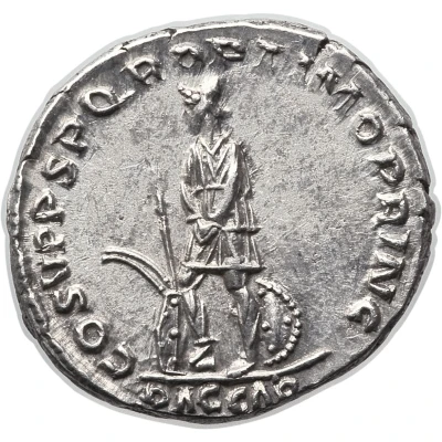Denarius - Trajan COS V P P S P Q R OPTIMO PRINC DAC CAP back
