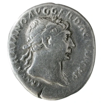 Denarius - Trajan COS V P P S P Q R OPTIMO PRINC DANVVIVS; Danuvius front