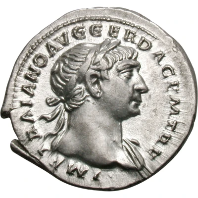 Denarius - Trajan COS V P P S P Q R OPTIMO PRINC; Fortuna front