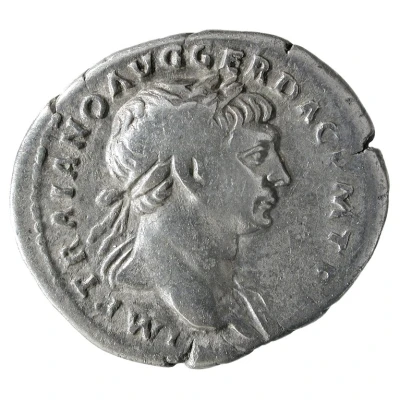 Denarius - Trajan COS V P P S P Q R OPTIMO PRINC; Mars and Victory front