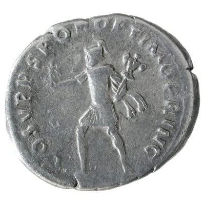 Denarius - Trajan COS V P P S P Q R OPTIMO PRINC; Mars and Victory back