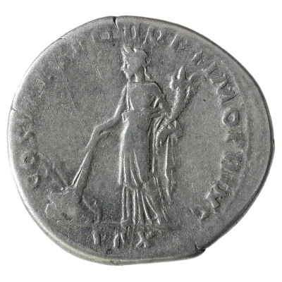 Denarius - Trajan COS V P P S P Q R OPTIMO PRINC PAX; Pax back
