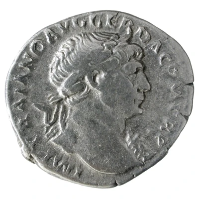 Denarius - Trajan COS V P P S P Q R OPTIMO PRINC; Pax front