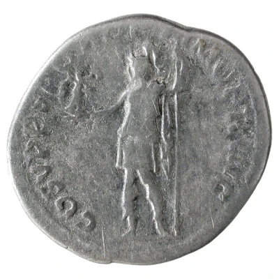 Denarius - Trajan COS V P P S P Q R OPTIMO PRINC; Roma and Victory back
