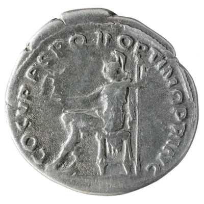 Denarius - Trajan COS V P P S P Q R OPTIMO PRINC; Roma and Victory back