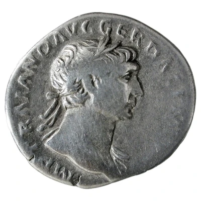 Denarius - Trajan COS V P P S P Q R OPTIMO PRINC; Victory front