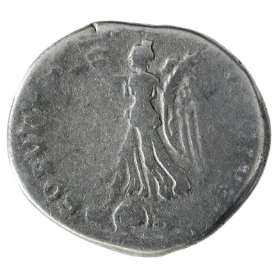 Denarius - Trajan COS V P P S P Q R OPTIMO PRINC; Victory back