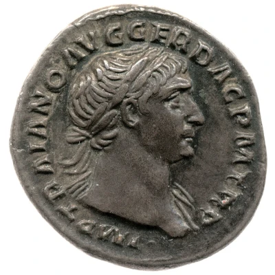 Denarius - Trajan COS V P P S P Q R OPTIMO PRINC front
