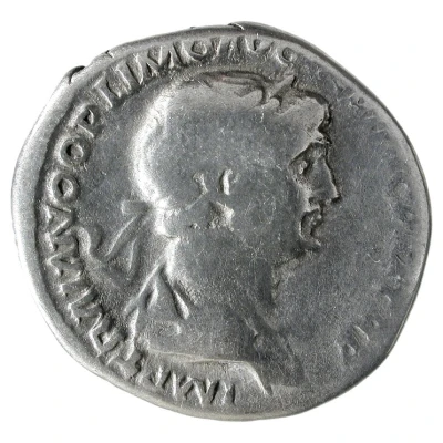Denarius - Trajan COS VI P P S P Q R; Felicitas front