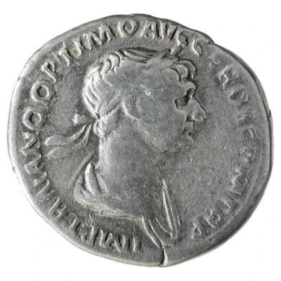 Denarius - Trajan COS VI P P S P Q R; Jupiter front
