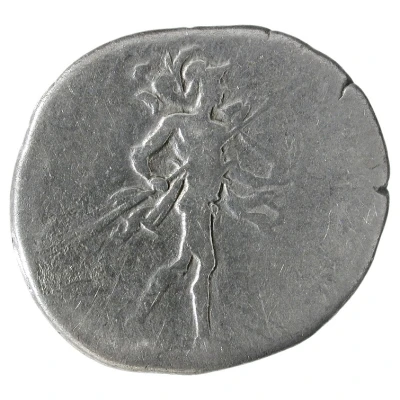 Denarius - Trajan COS VI P P S P Q R; Mars back