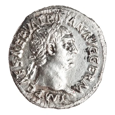 Denarius - Trajan P M TR P COS II P P; Concordia front