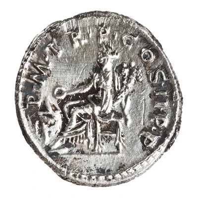 Denarius - Trajan P M TR P COS II P P; Concordia back