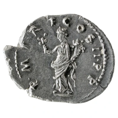 Denarius - Trajan P M TR P COS II P P; Pax back