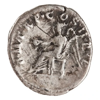 Denarius - Trajan P M TR P COS II P P; Victory back