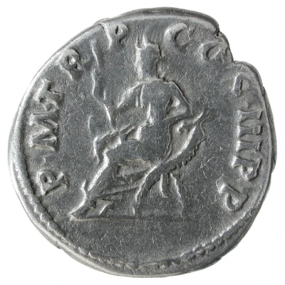 Denarius - Trajan P M TR P COS III P P; Abundantia back