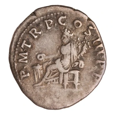 Denarius - Trajan P M TR P COS III P P; Concordia back