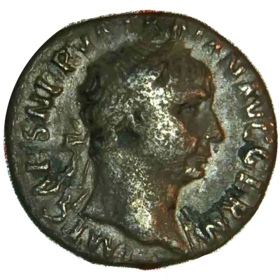 Denarius - Trajan P M TR P COS III P P; Hercules front