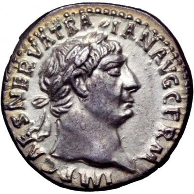 Denarius - Trajan P M TR P COS IIII P P; Hercules front