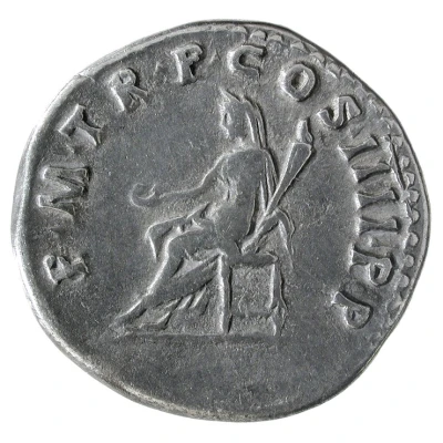 Denarius - Trajan P M TR P COS IIII P P; Vesta back