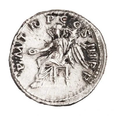 Denarius - Trajan P M TR P COS IIII P P; Victory back