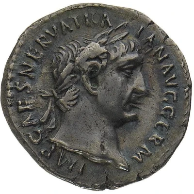 Denarius - Trajan P M TR P COS IIII P P; Victory front