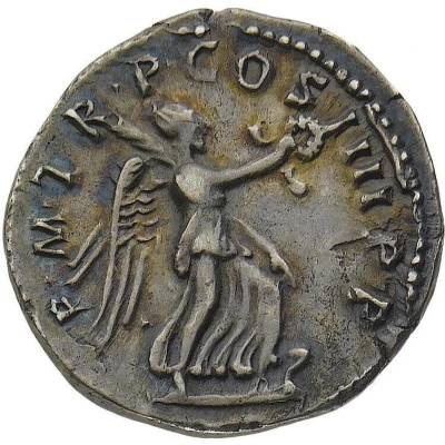 Denarius - Trajan P M TR P COS IIII P P; Victory back