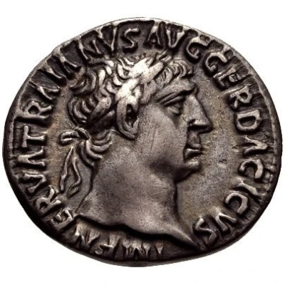 Denarius - Trajan P M TR P COS V P P front