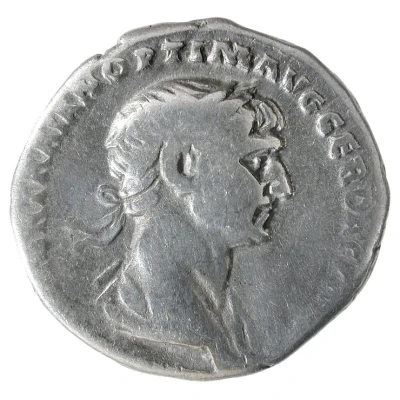 Denarius - Trajan P M TR P COS VI P P S P Q R; Felicitas front