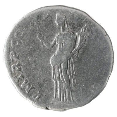 Denarius - Trajan P M TR P COS VI P P S P Q R; Felicitas back