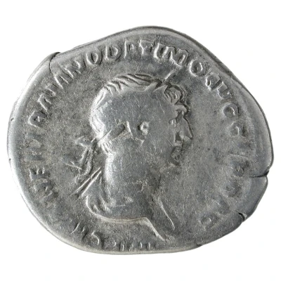 Denarius - Trajan P M TR P COS VI P P S P Q R front