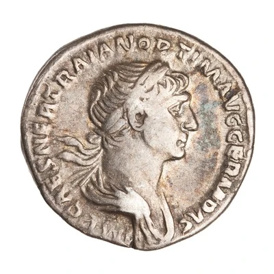 Denarius - Trajan PARTHICO P M TR P COS VI P P S P Q R; Felicitas front
