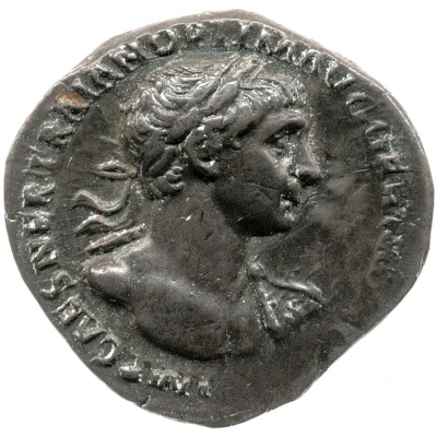 Denarius - Trajan PARTHICO P M TR P COS VI P P S P Q R; Felicitas front