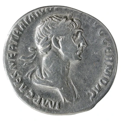 Denarius - Trajan PARTHICO P M TR P COS VI P P S P Q R; Mars front