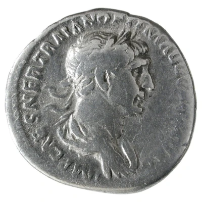 Denarius - Trajan PARTHICO P M TR P COS VI P P S P Q R PRO VID; Providentia front