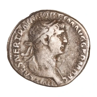 Denarius - Trajan PARTHICO P M TR P COS VI P P S P Q R SALVS AVG; Salus front